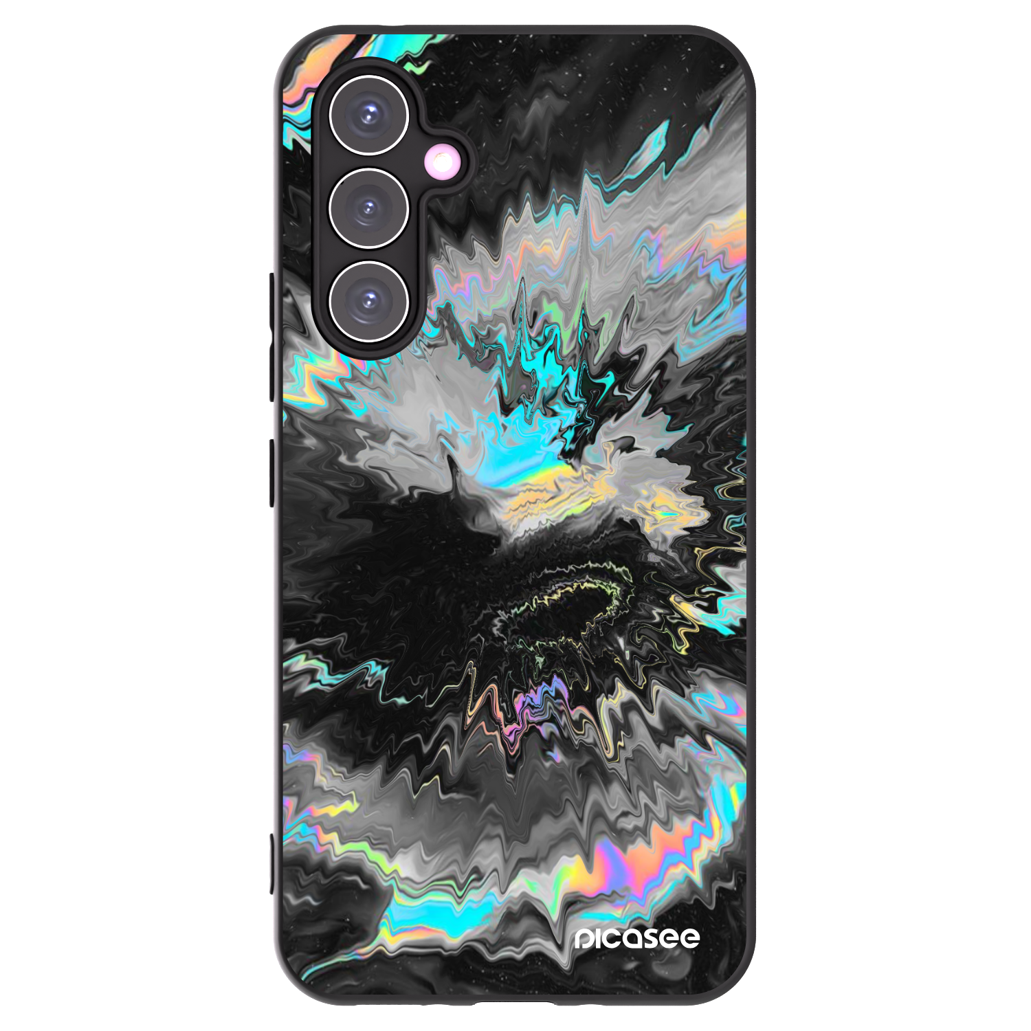 Picasee Samsung Galaxy A54 5G A546B Hülle - Schwarzes Silikon - Magnetic