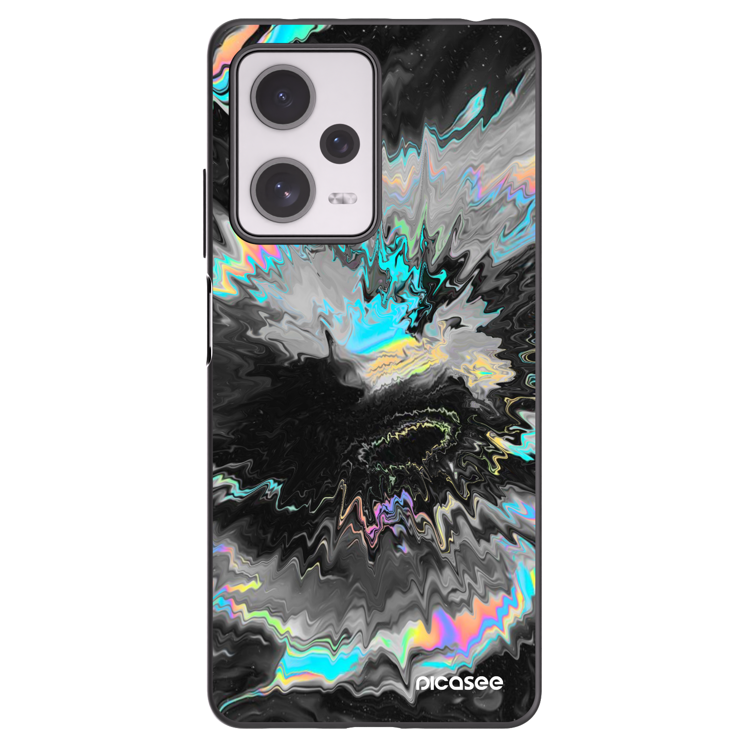 Picasee Xiaomi Redmi Note 12 Pro+ 5G Hülle - Schwarzes Silikon - Magnetic