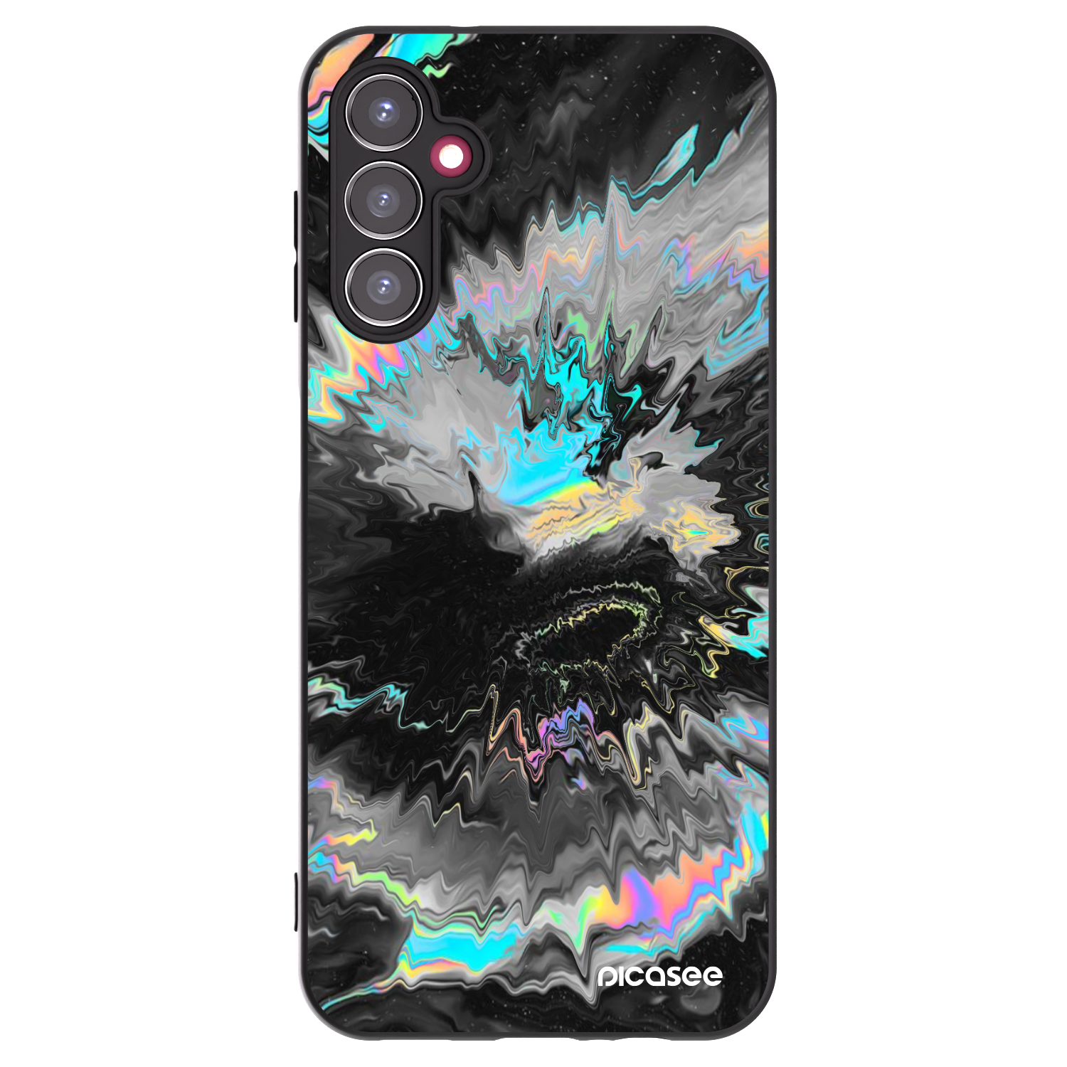 Picasee Samsung Galaxy A14 4G A145R Hülle - Schwarzes Silikon - Magnetic