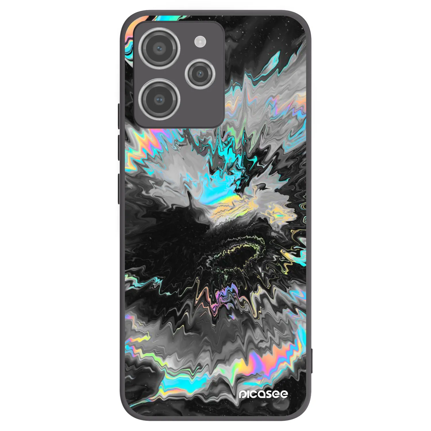 Picasee Xiaomi Redmi 12 4G Hülle - Schwarzes Silikon - Magnetic