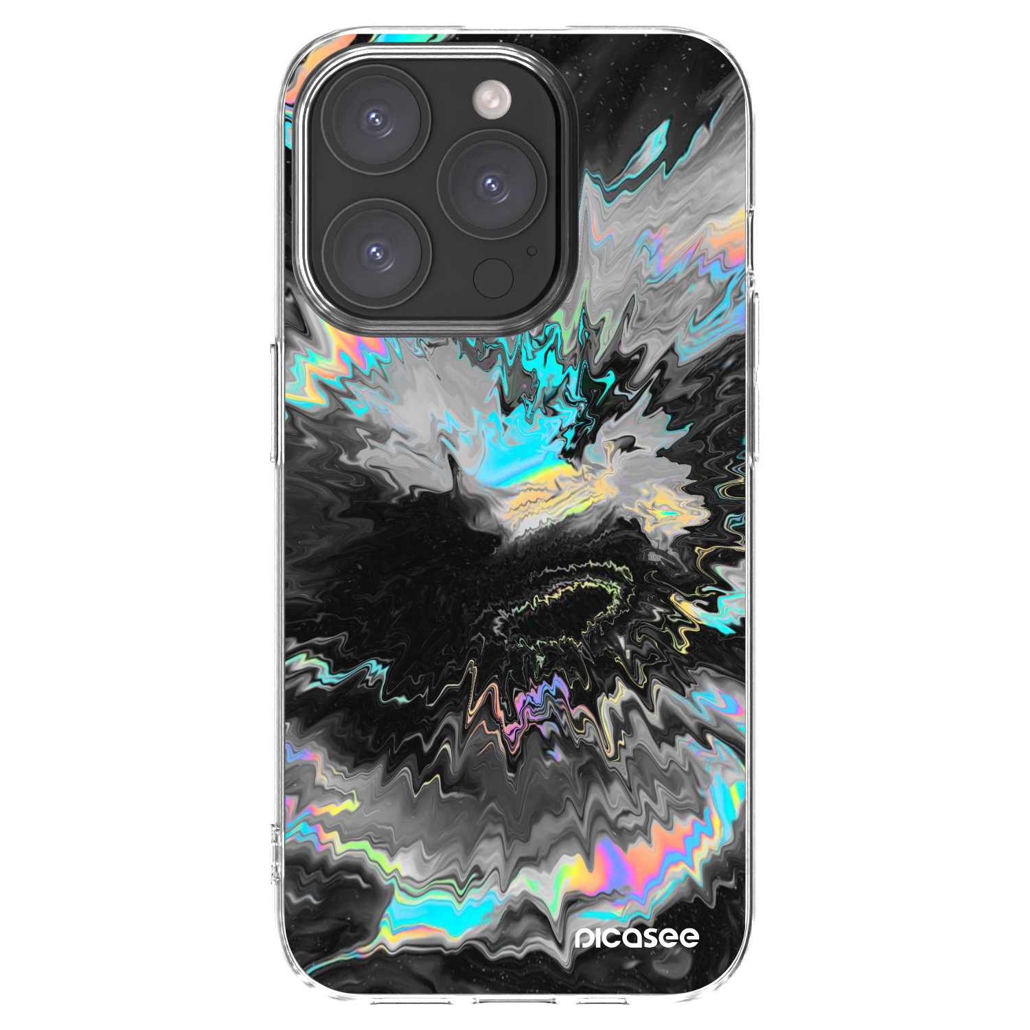 Picasee Apple iPhone 15 Pro Hülle - Transparentes Silikon - Magnetic
