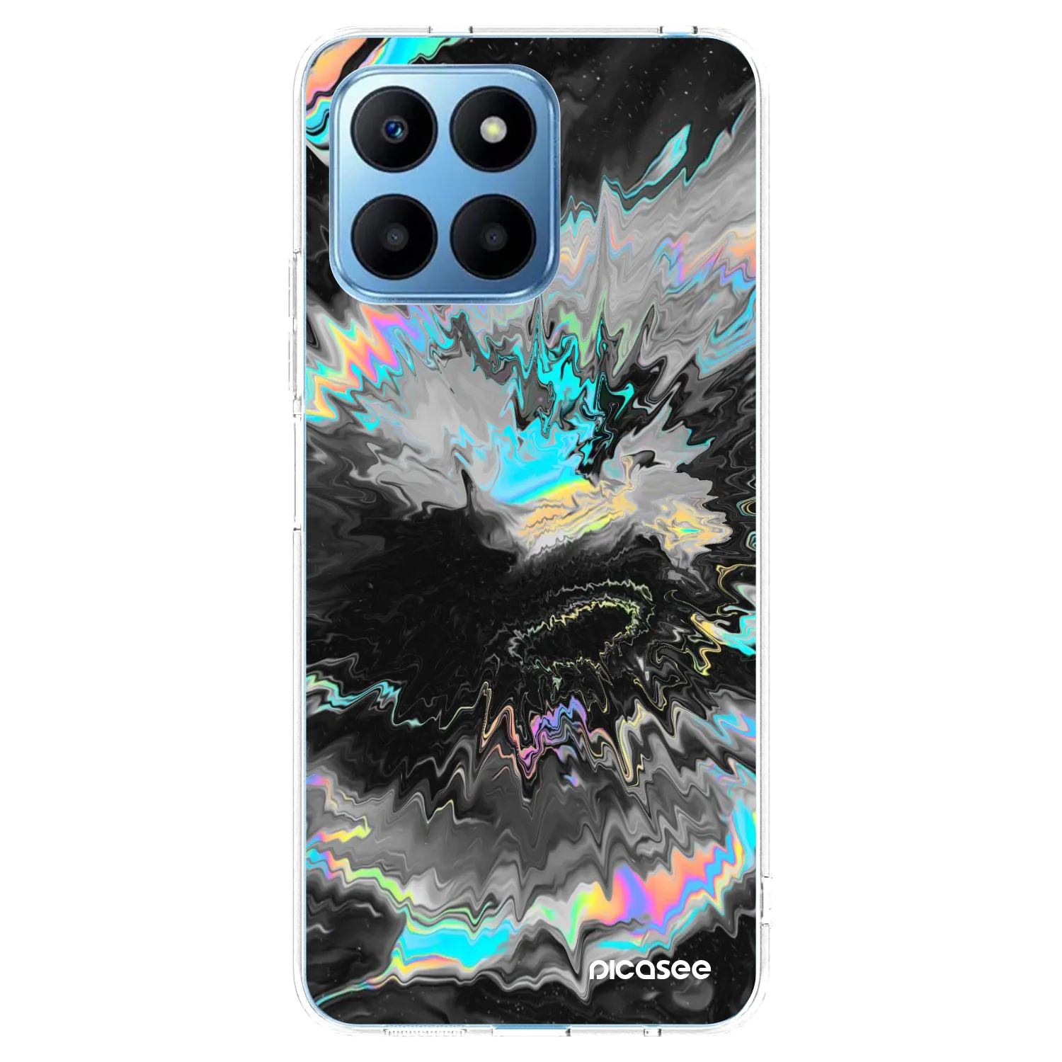 Picasee Honor 70 Lite Hülle - Transparentes Silikon - Magnetic