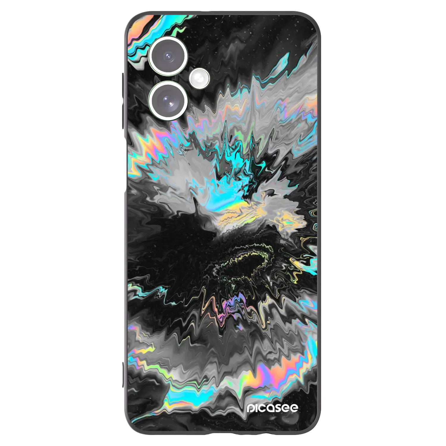 Picasee Motorola Moto G54 5G Hülle - Schwarzes Silikon - Magnetic