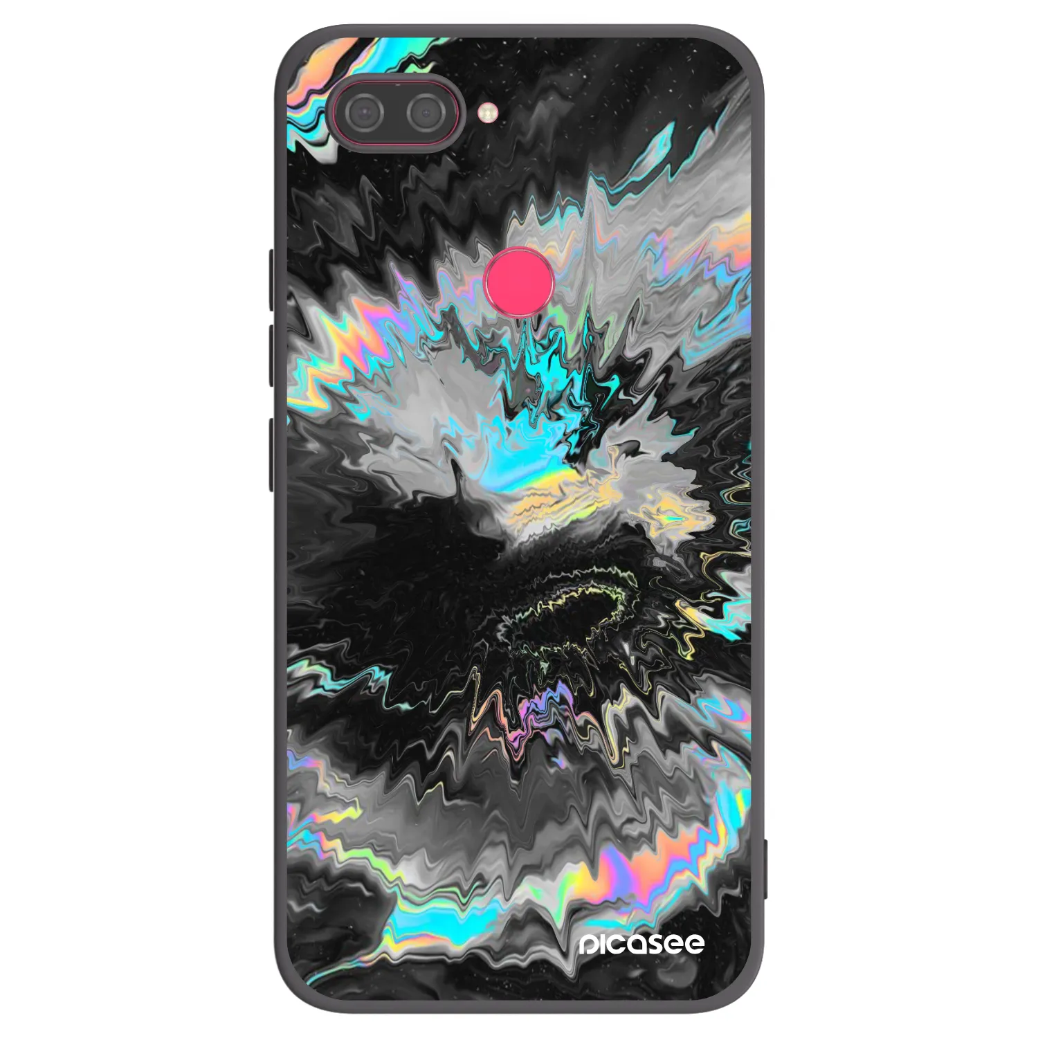 Picasee Xiaomi Mi 8 Lite Hülle - Schwarzes Silikon - Magnetic