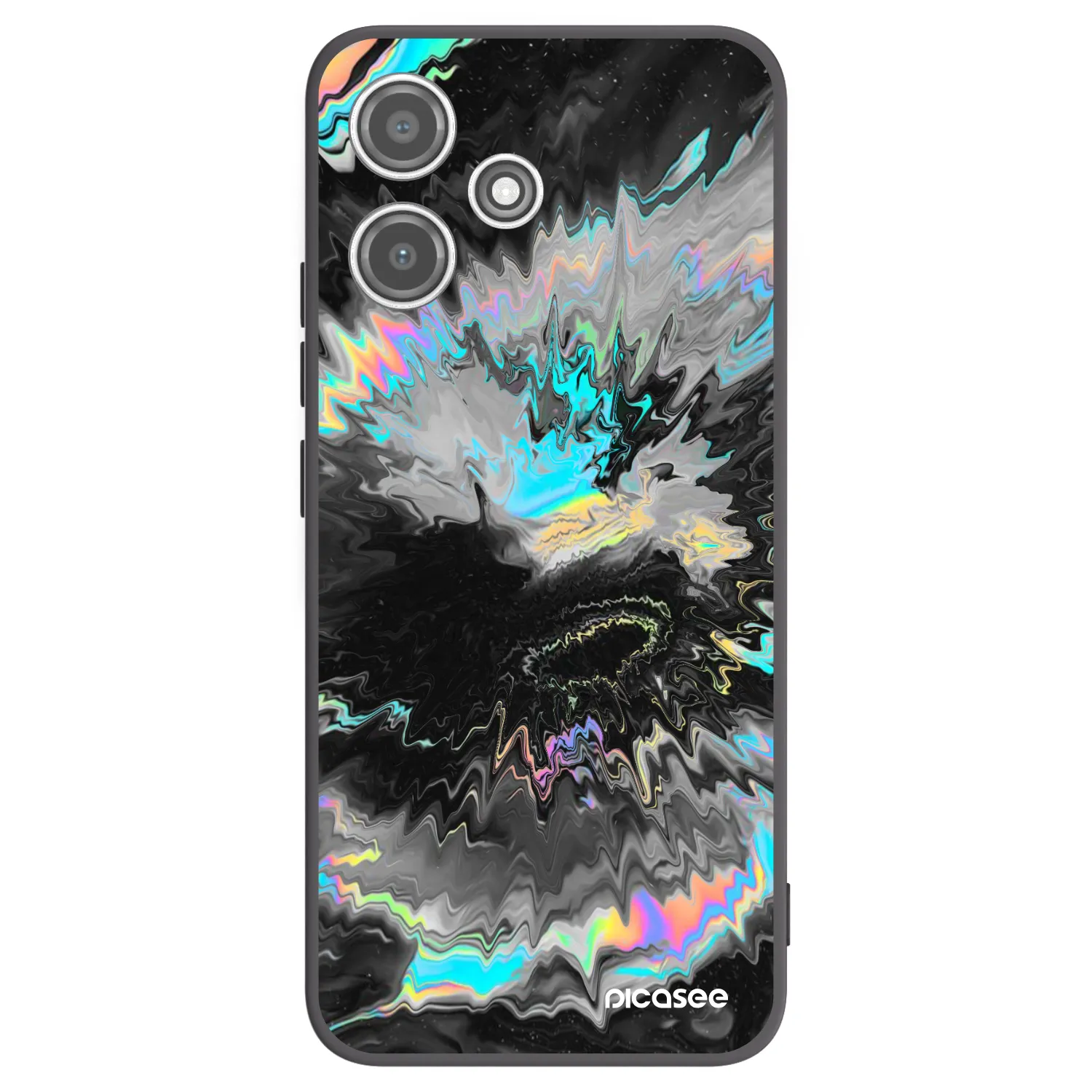 Picasee Xiaomi Redmi 12 5G Hülle - Schwarzes Silikon - Magnetic