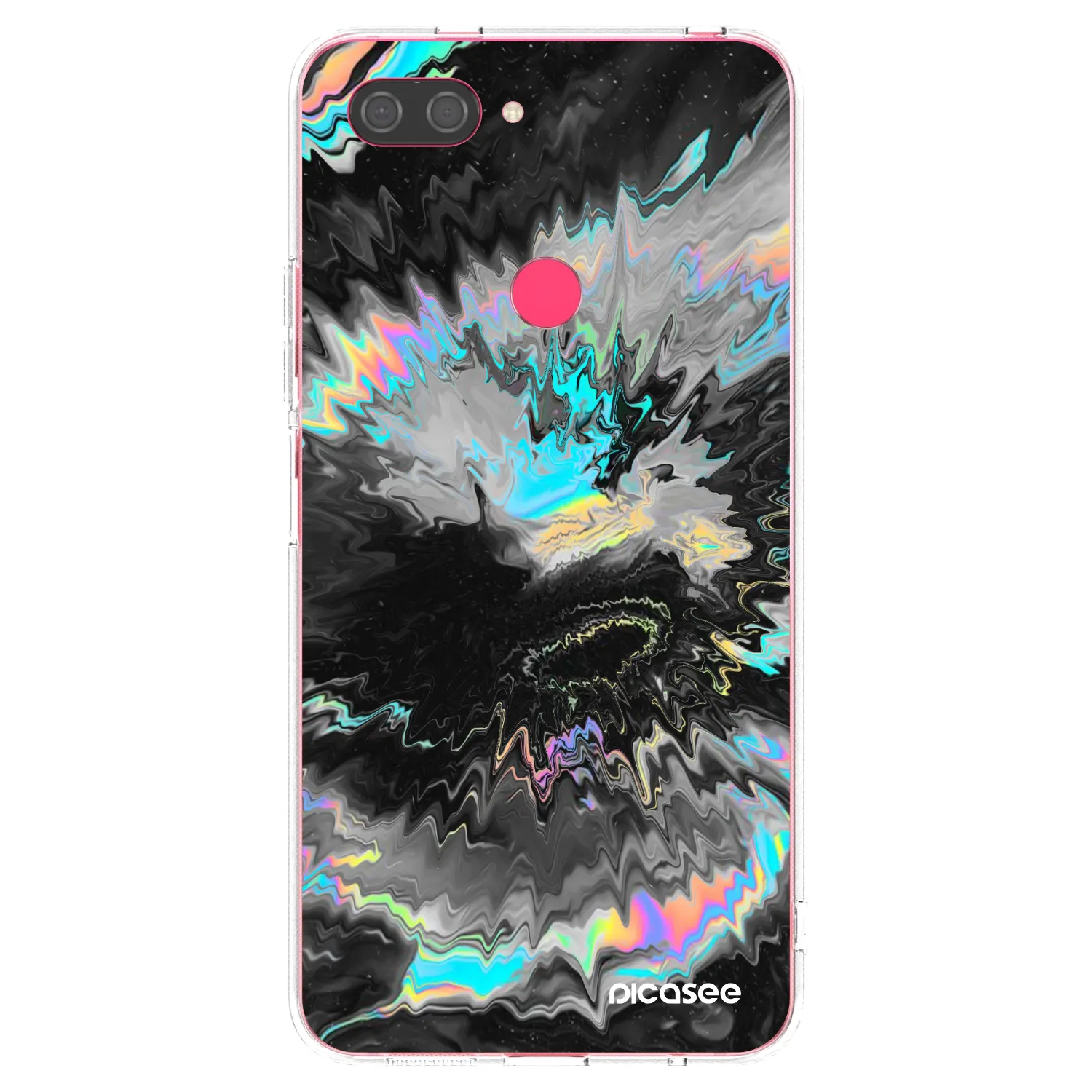 Picasee Xiaomi Mi 8 Lite Hülle - Transparentes Silikon - Magnetic