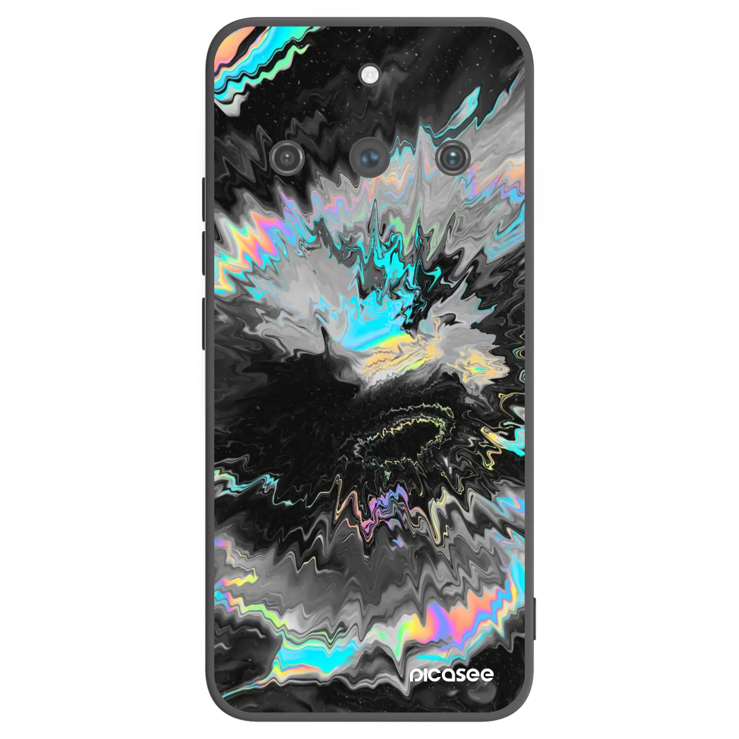 Picasee Realme 11 Pro+ Hülle - Schwarzes Silikon - Magnetic