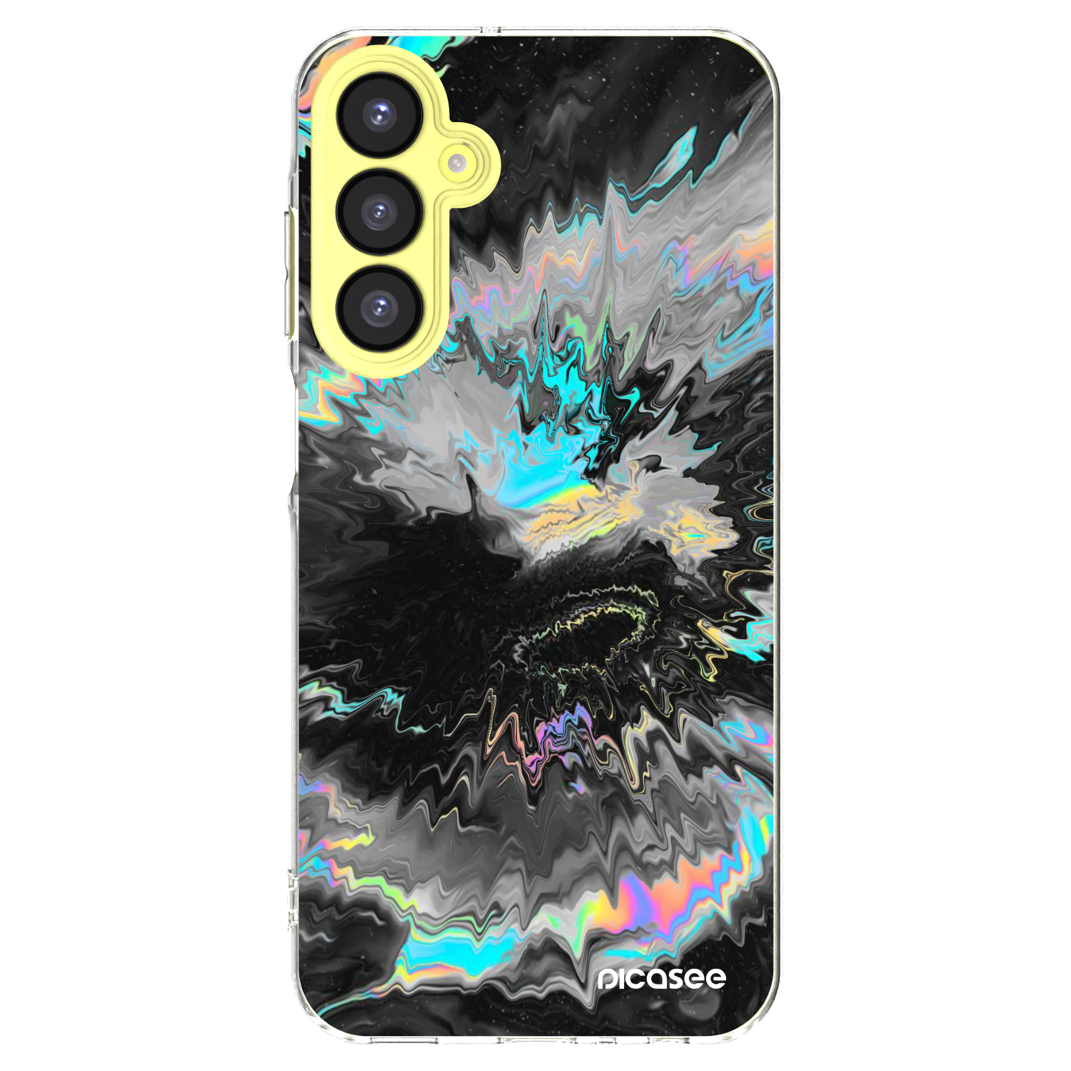 Picasee Samsung Galaxy A25 A256B 5G Hülle - Transparentes Silikon - Magnetic