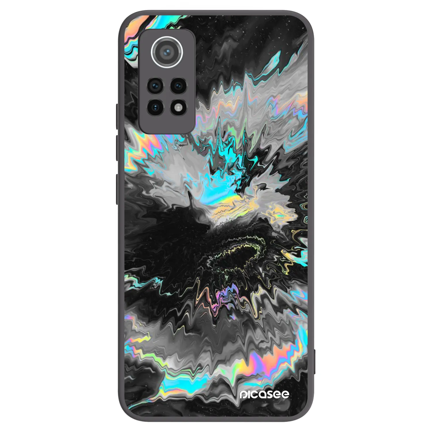 Picasee Xiaomi Redmi Note 12 Pro 4G Hülle - Schwarzes Silikon - Magnetic