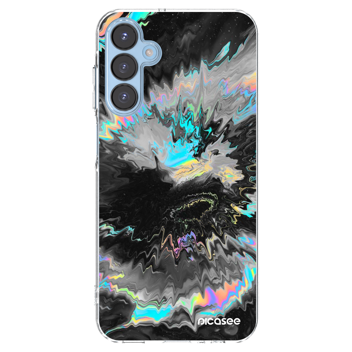 Picasee Samsung Galaxy A15 A156B 5G Hülle - Transparentes Silikon - Magnetic