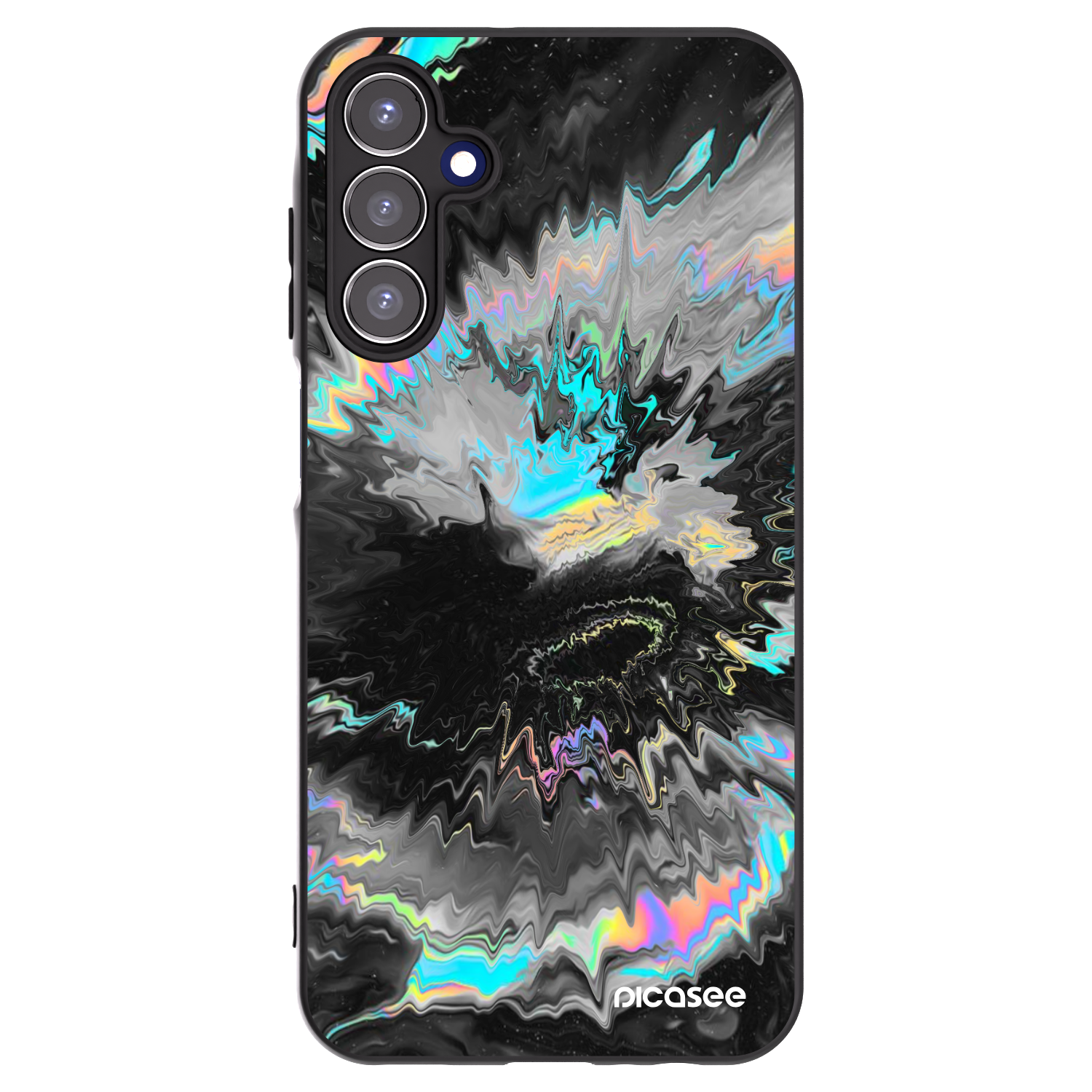 Picasee Samsung Galaxy A15 A155F 4G Hülle - Schwarzes Silikon - Magnetic