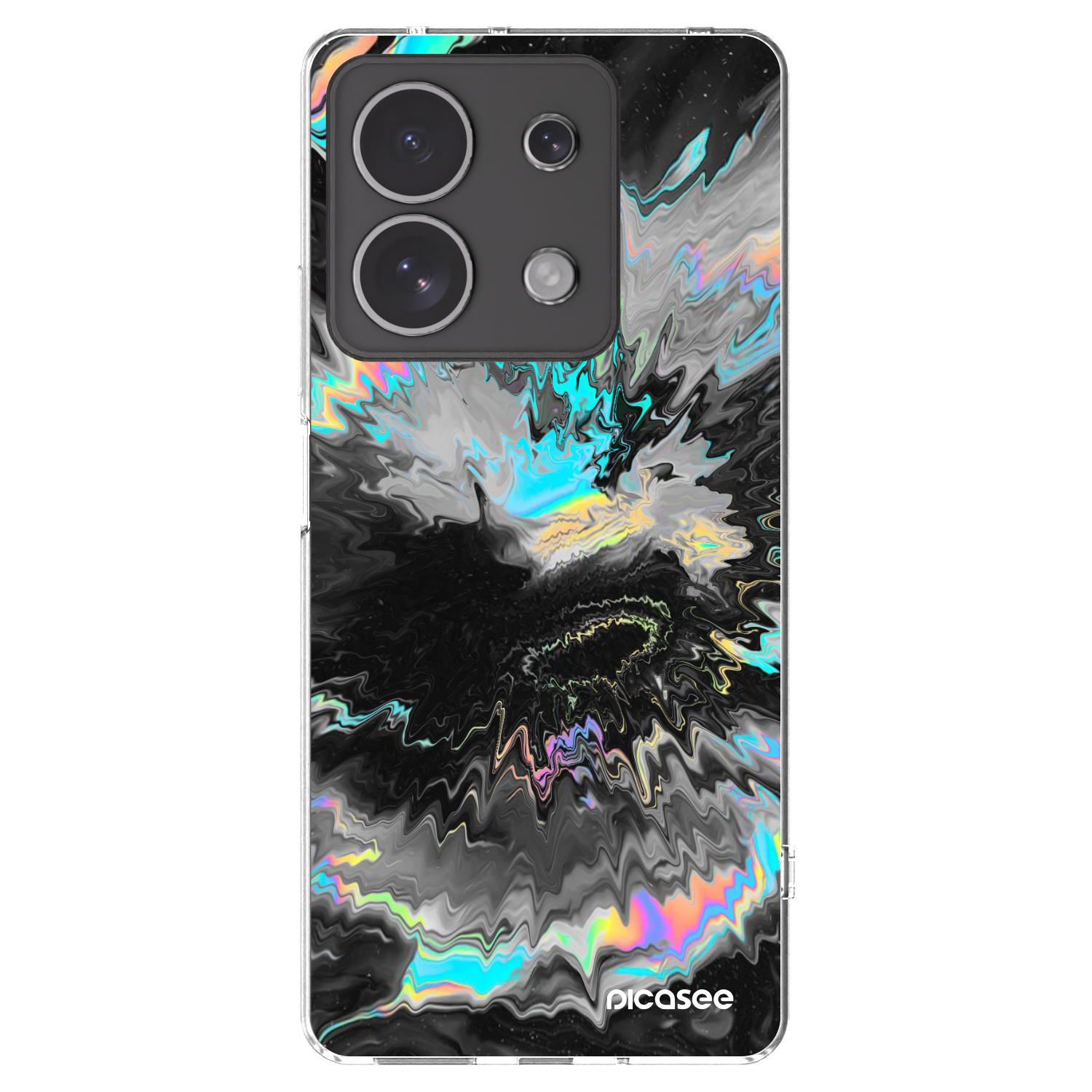 Picasee Xiaomi Redmi Note 13 4G Hülle - Transparentes Silikon - Magnetic
