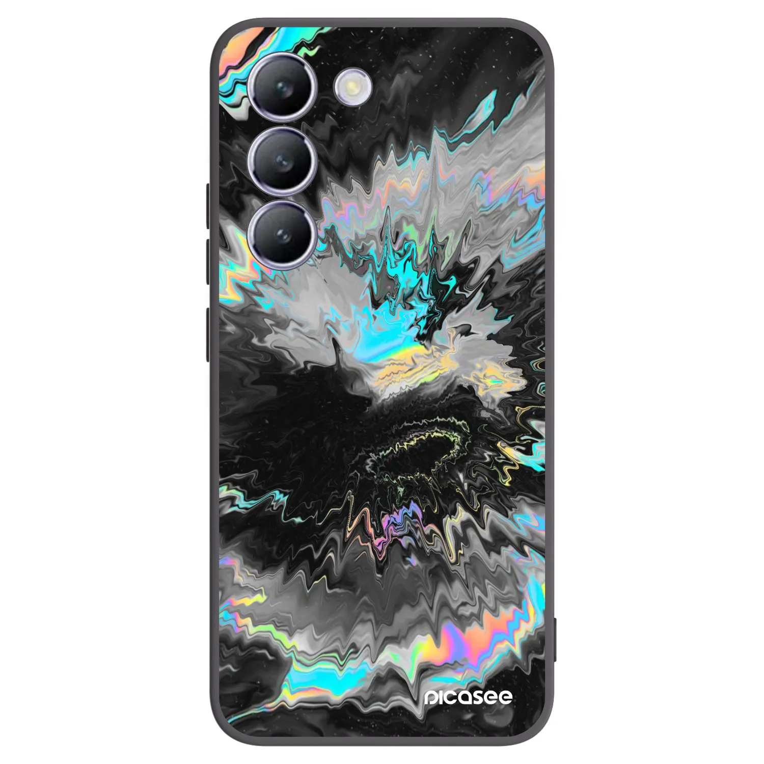 Picasee Vivo V40 SE 5G Hülle - Schwarzes Silikon - Magnetic