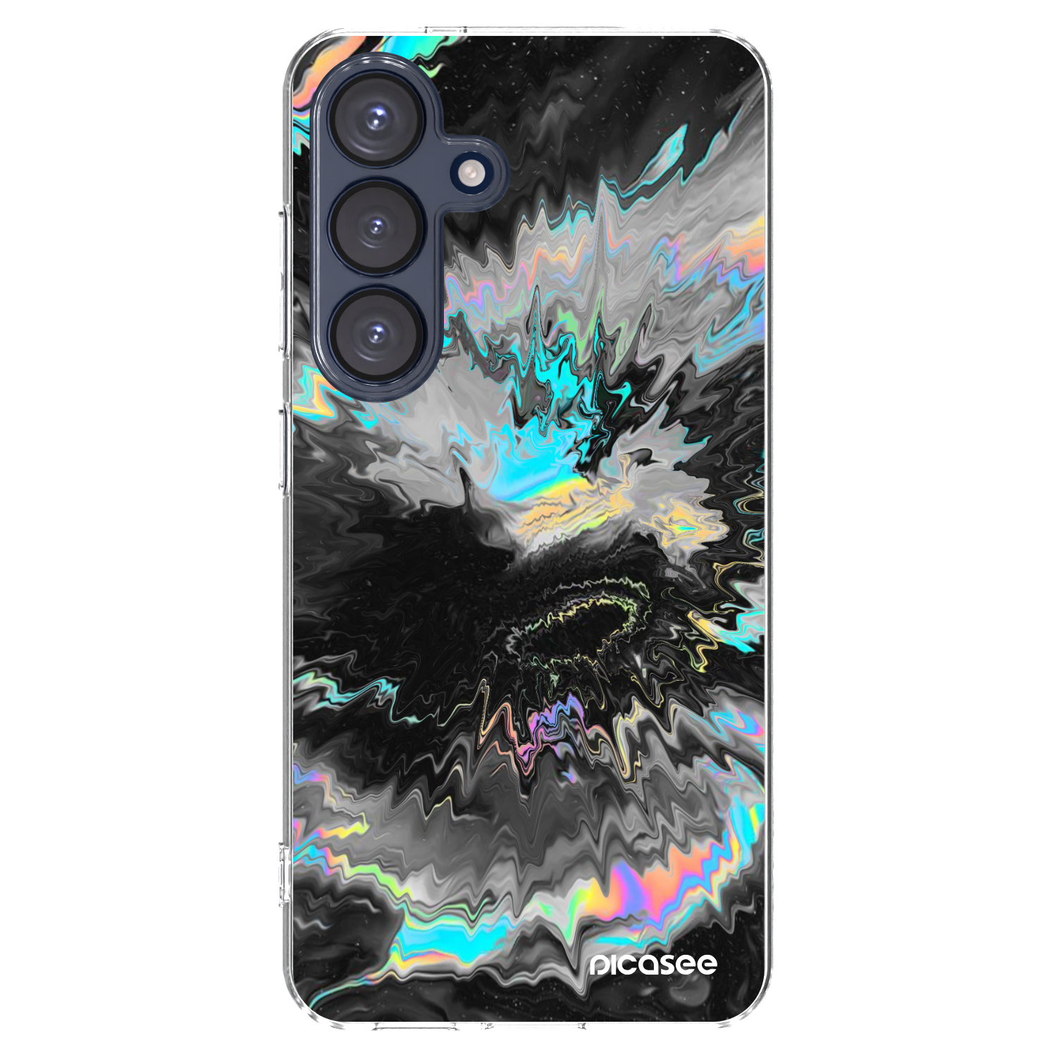Picasee Samsung Galaxy S25 5G Hülle - Transparentes Silikon - Magnetic