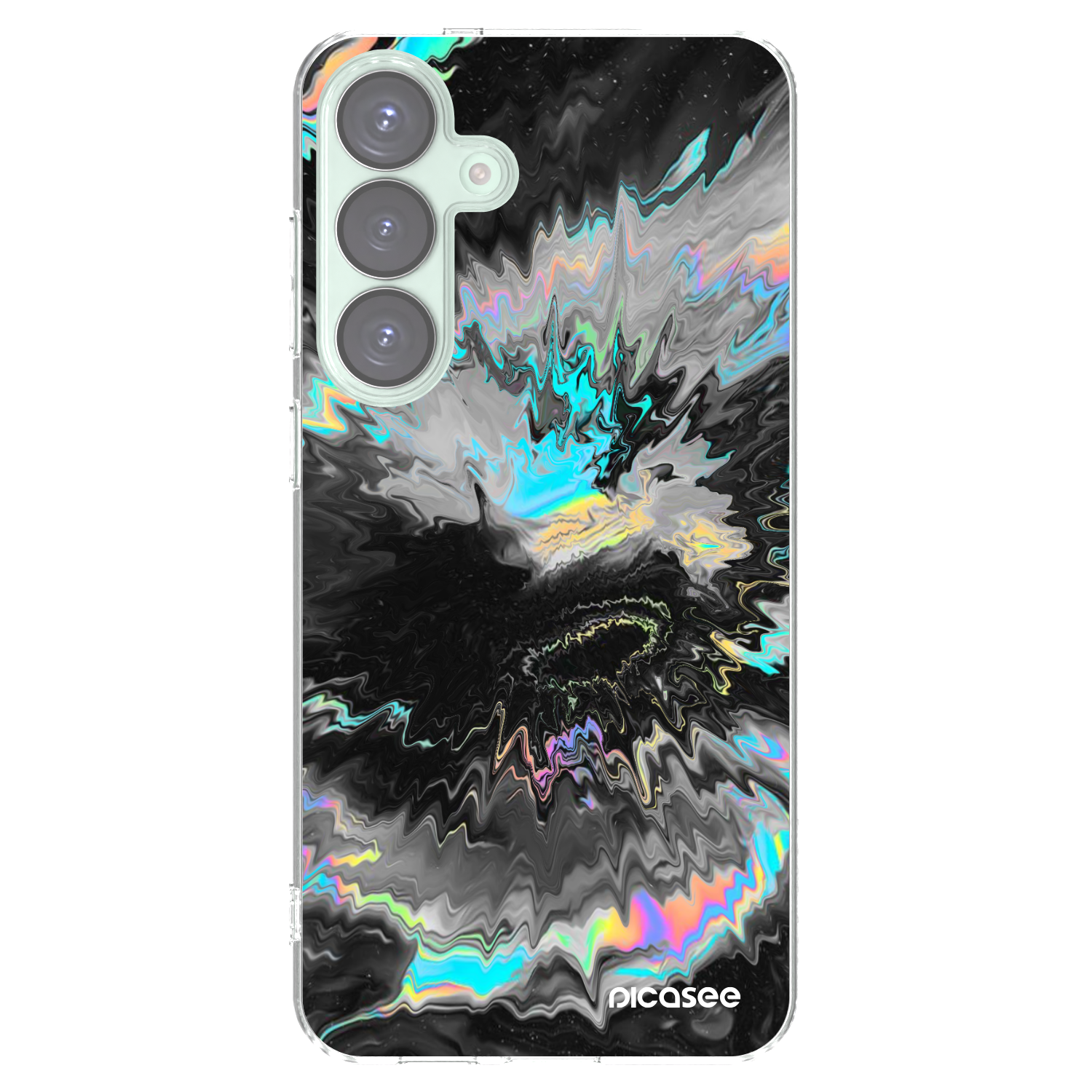 Picasee Samsung Galaxy S25+ 5G Hülle - Transparentes Silikon - Magnetic