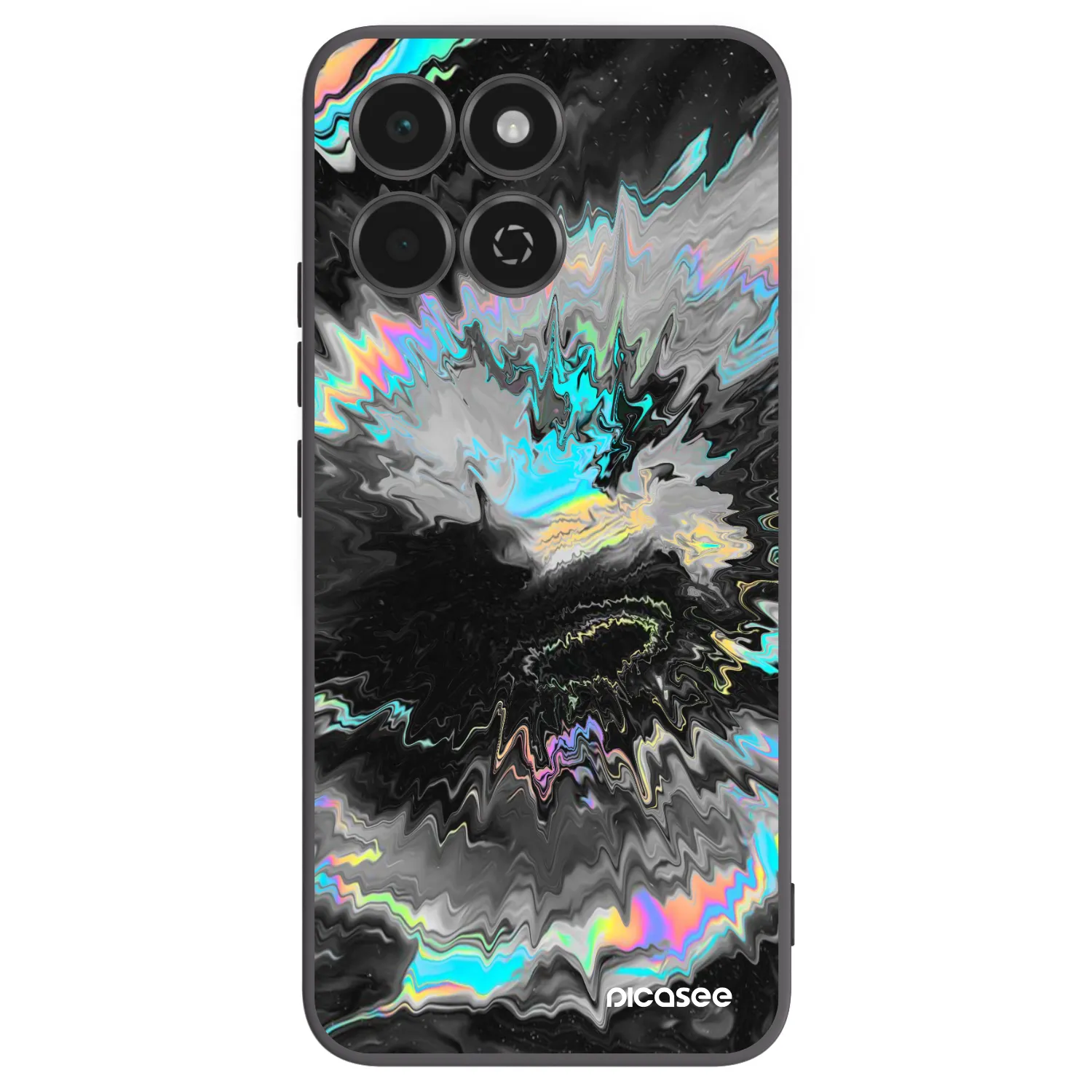 Picasee Honor 200 Smart 5G Hülle - Schwarzes Silikon - Magnetic