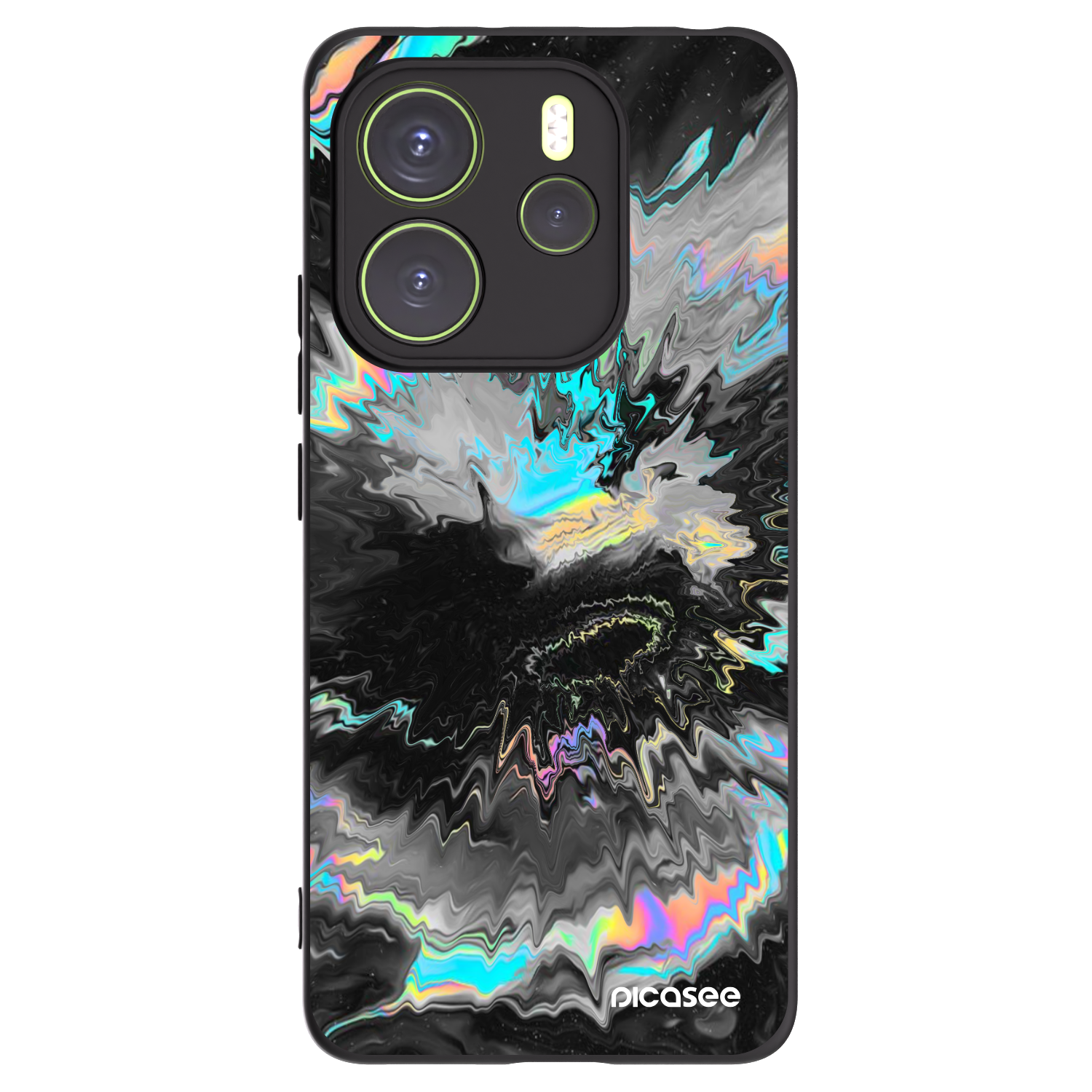 Picasee Xiaomi Redmi Note 14 4G Hülle - Schwarzes Silikon - Magnetic