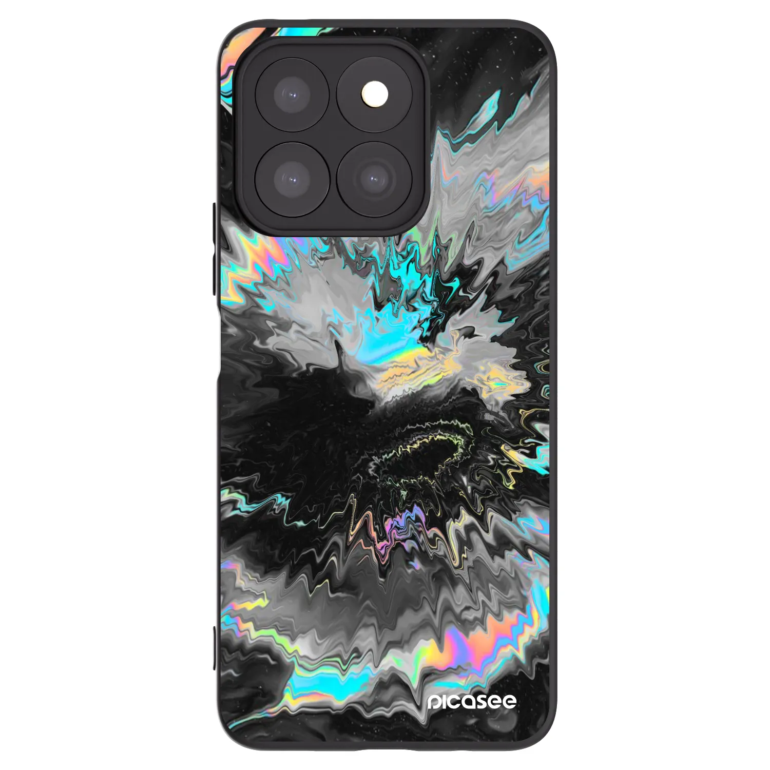 Picasee Honor X8c Hülle - Schwarzes Silikon - Magnetic