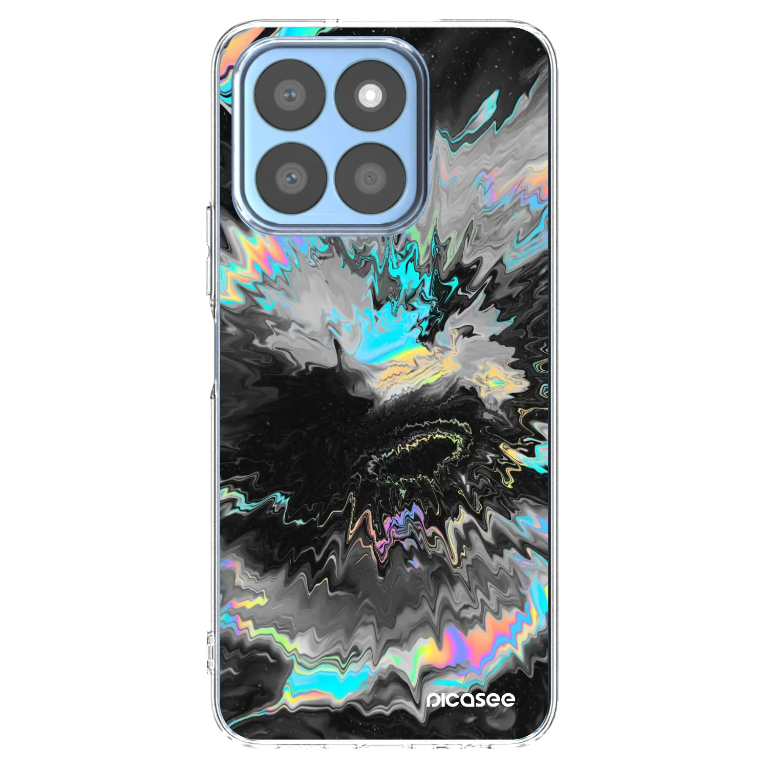 Picasee Honor X8c Hülle - Transparentes Silikon - Magnetic