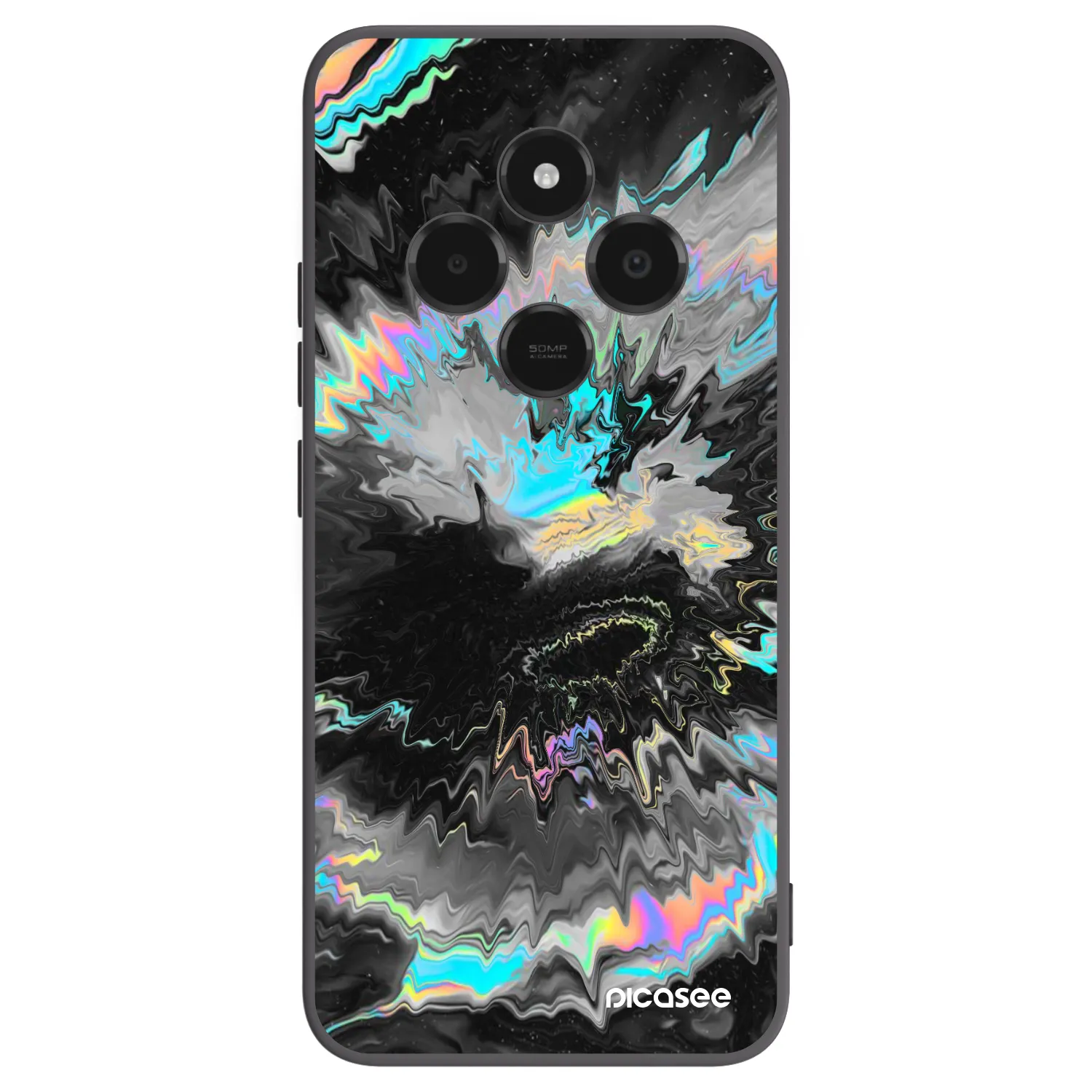Picasee Xiaomi Poco C75 Hülle - Schwarzes Silikon - Magnetic