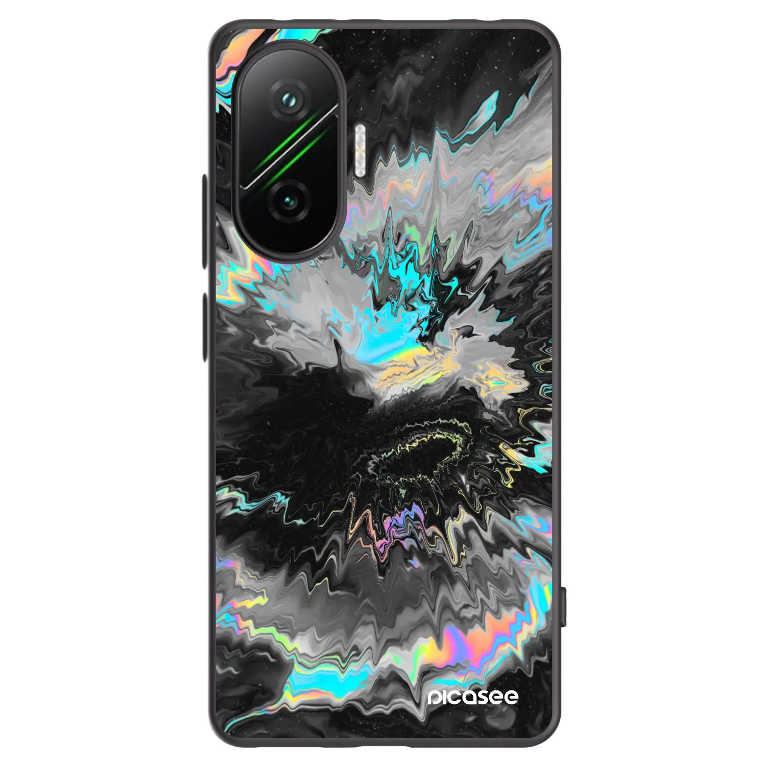Picasee Xiaomi Poco F7 Pro 5G Hülle - Schwarzes Silikon - Magnetic