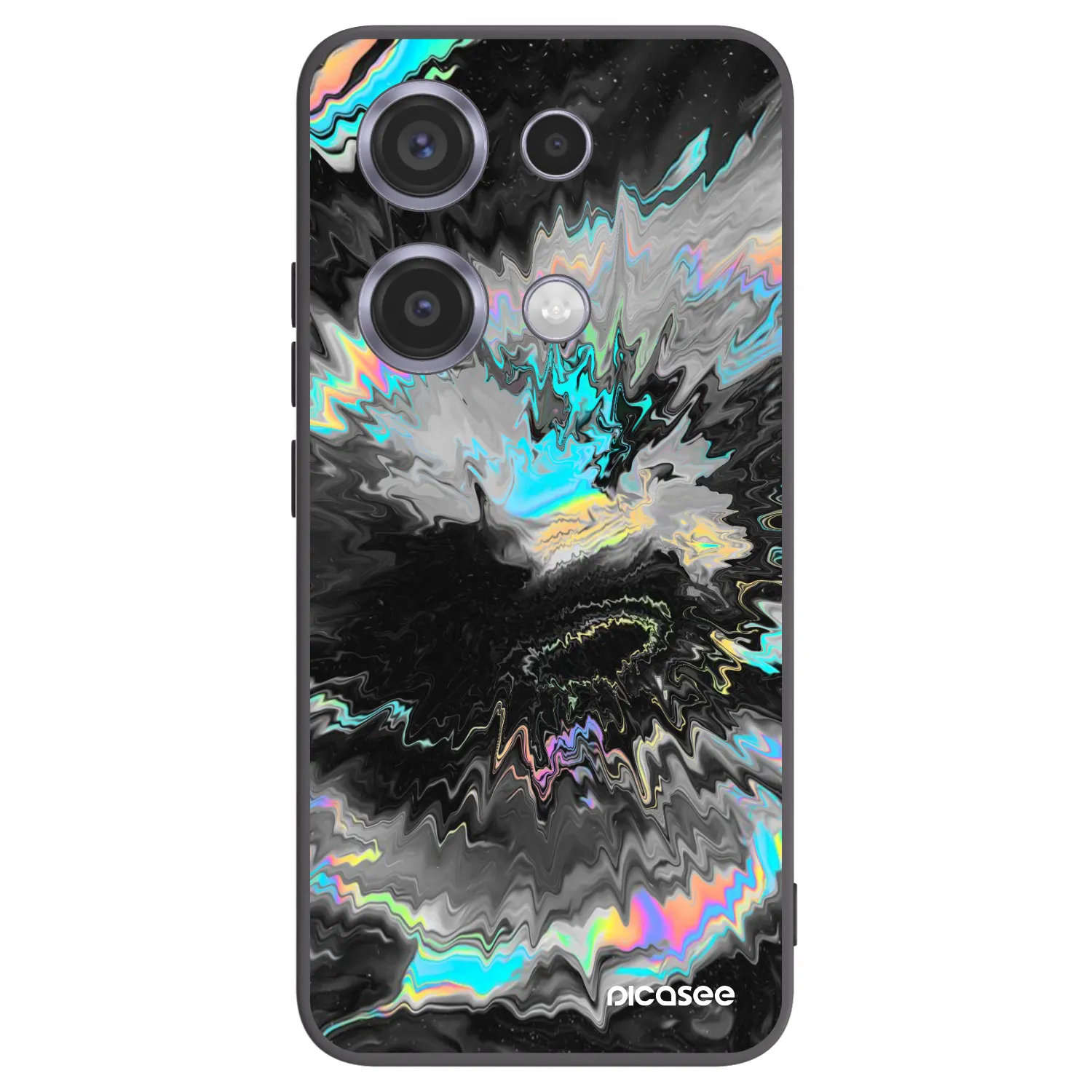 Picasee Xiaomi Redmi Note 14S Hülle - Schwarzes Silikon - Magnetic