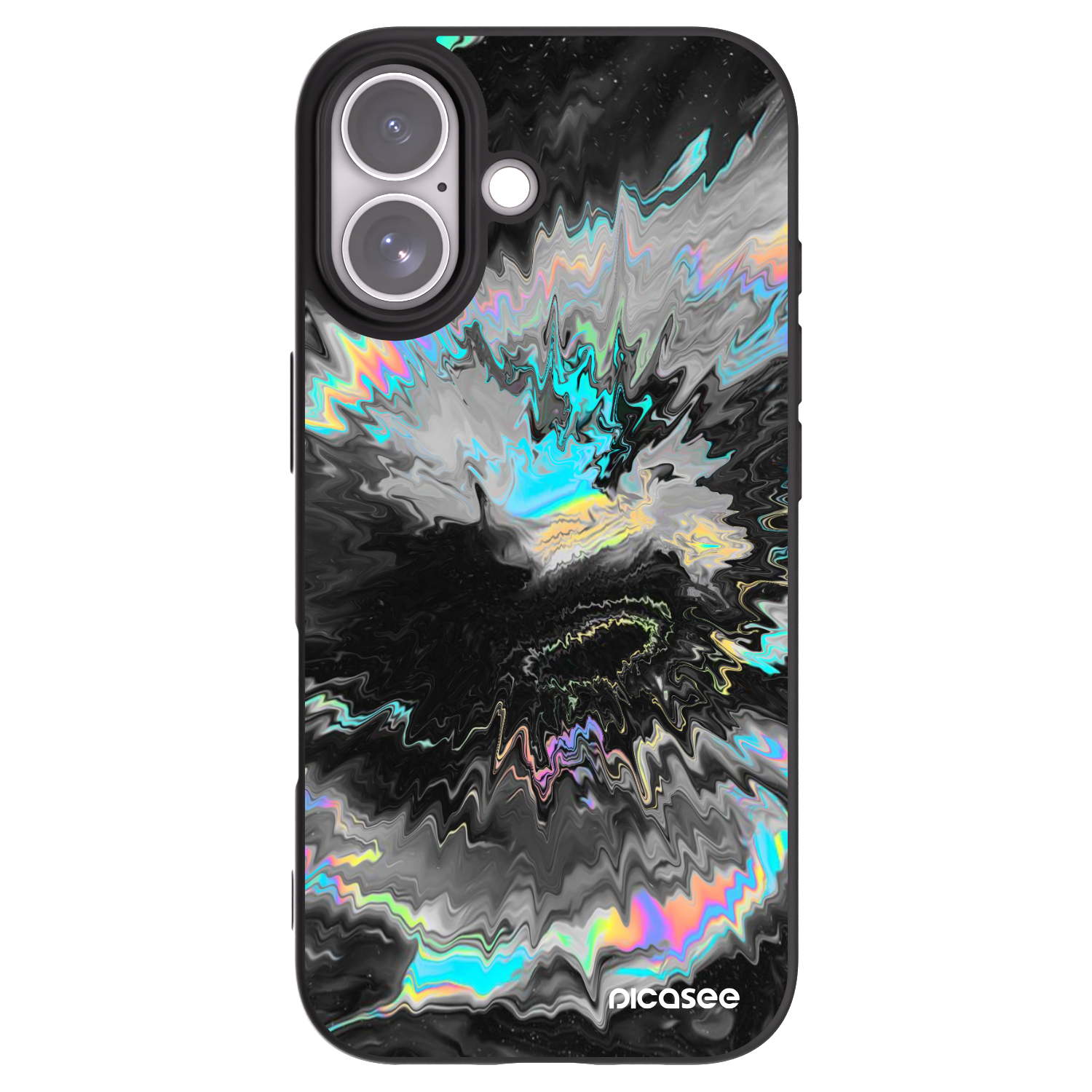 Picasee Apple iPhone 17 Hülle - Schwarzes Silikon - Magnetic