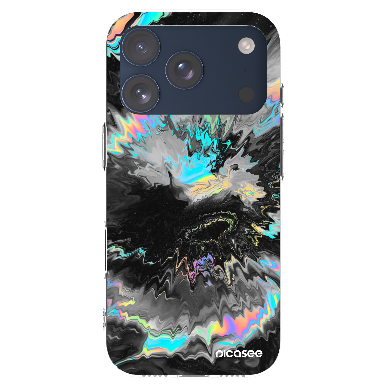 Picasee Apple iPhone 17 Pro Hülle - Transparentes Silikon - Magnetic