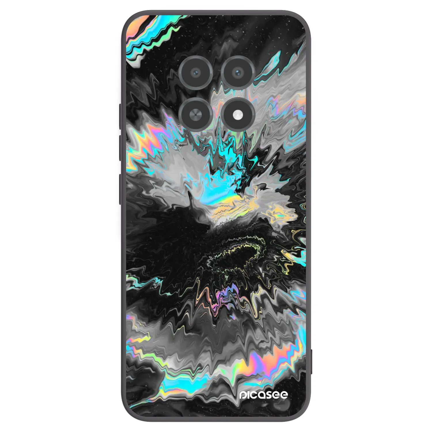 Picasee Realme 12X Hülle - Schwarzes Silikon - Magnetic