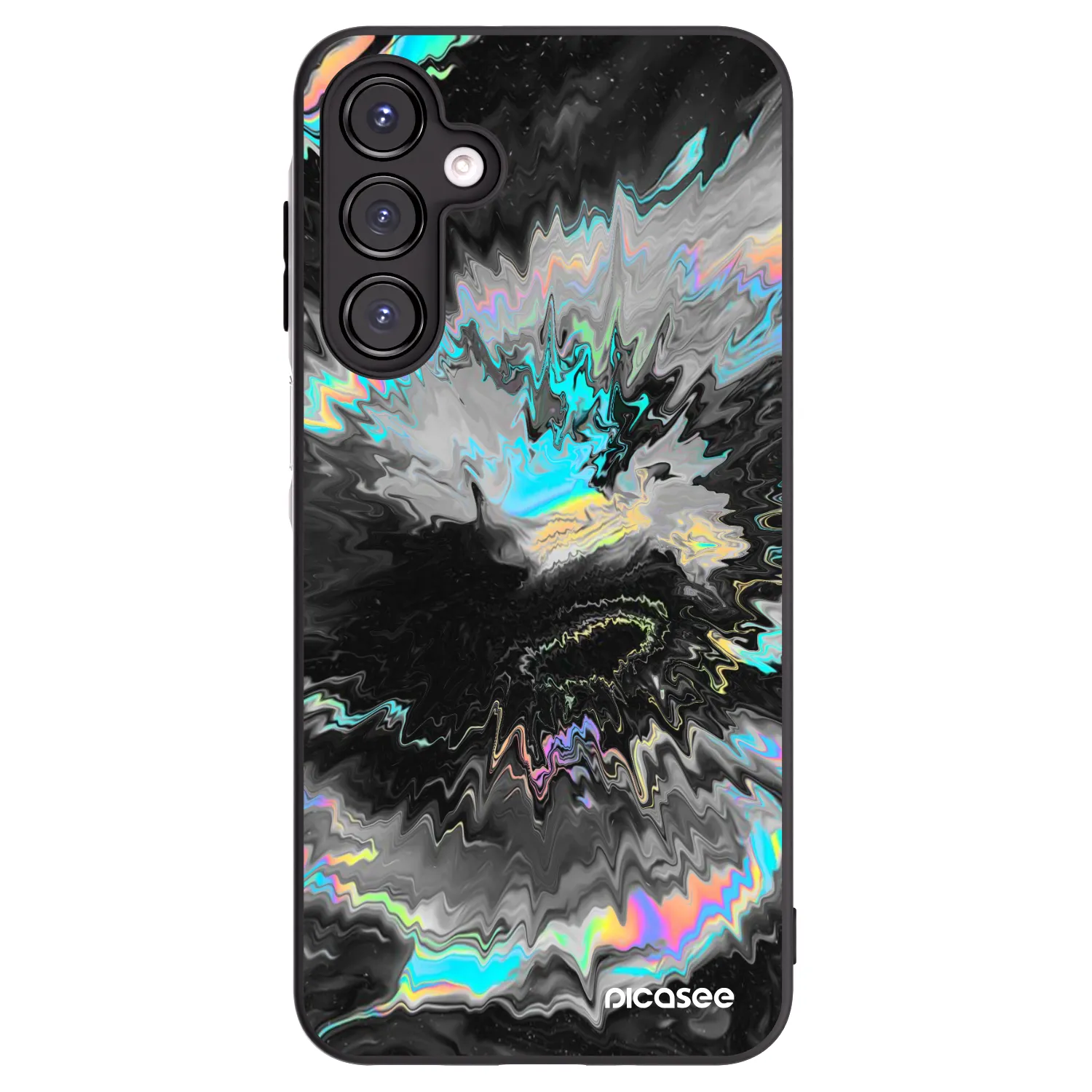 Picasee Samsung Galaxy A16 4G Hülle - Schwarzes Silikon - Magnetic
