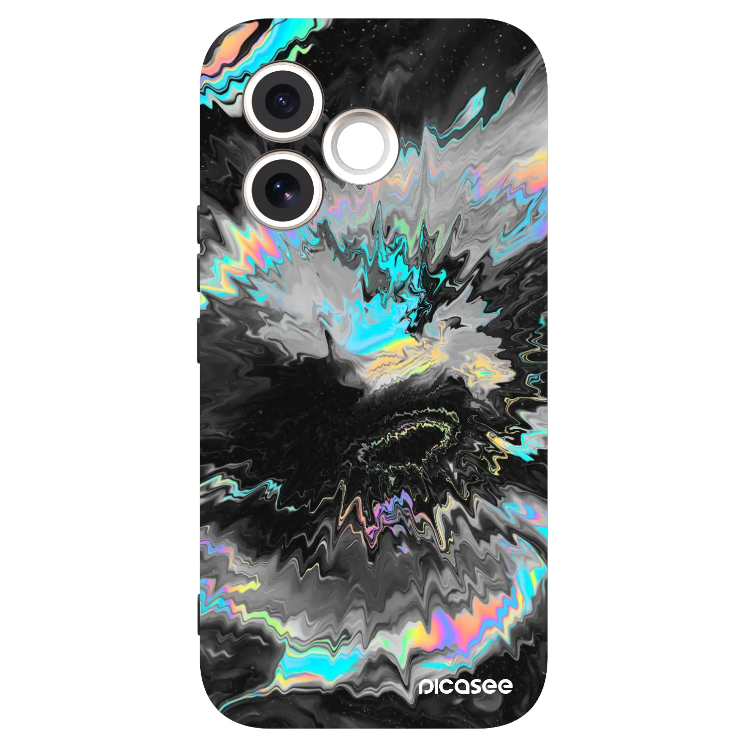 Picasee Honor 600 Lite Hülle - Schwarzes Silikon - Magnetic