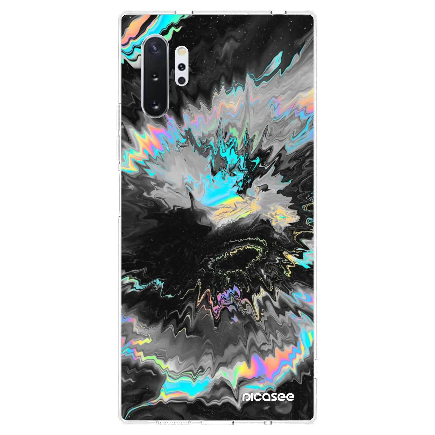 Picasee Samsung Galaxy Note 10+ N975F Hülle - Transparentes Silikon - Magnetic