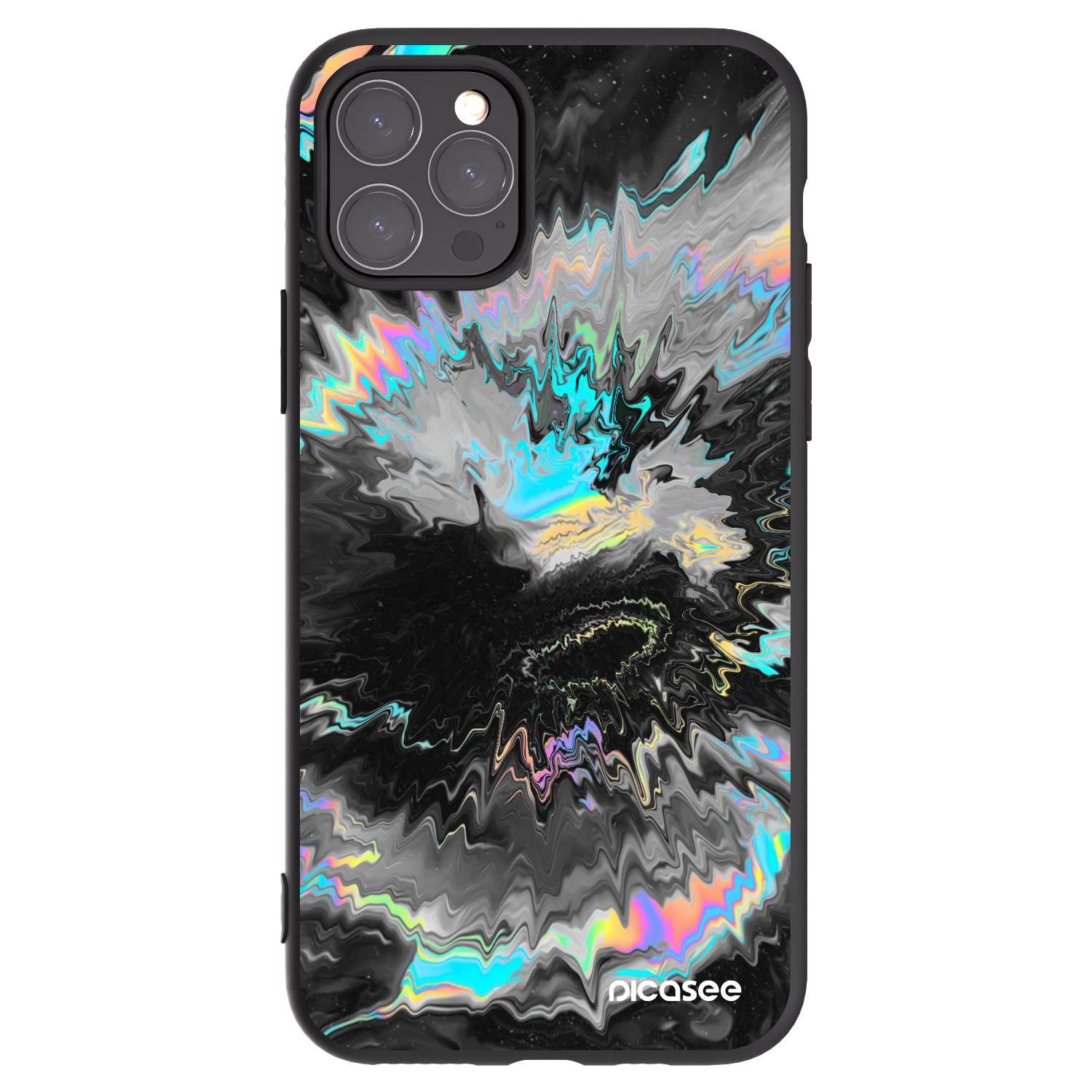 Picasee Apple iPhone 11 Pro Hülle - Schwarzes Silikon - Magnetic