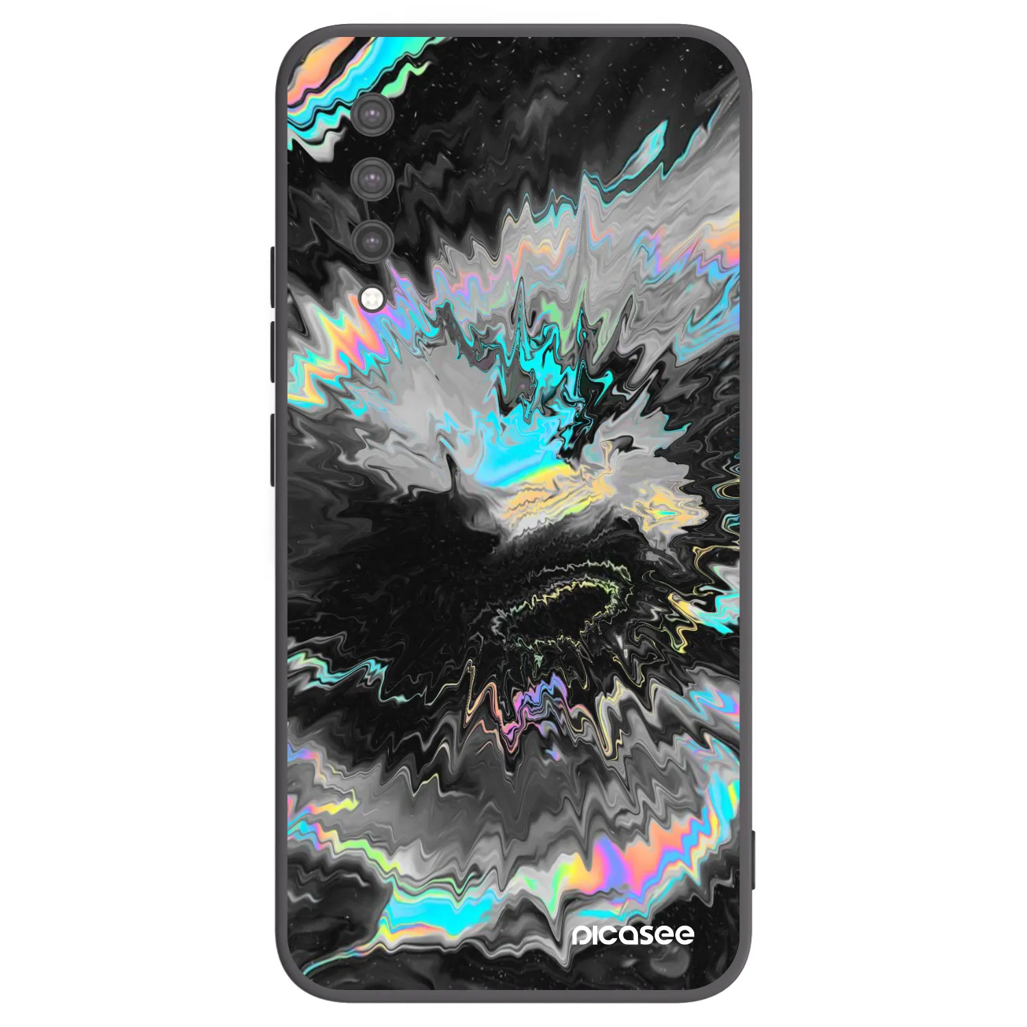 Picasee Xiaomi Mi 9 Lite Hülle - Schwarzes Silikon - Magnetic