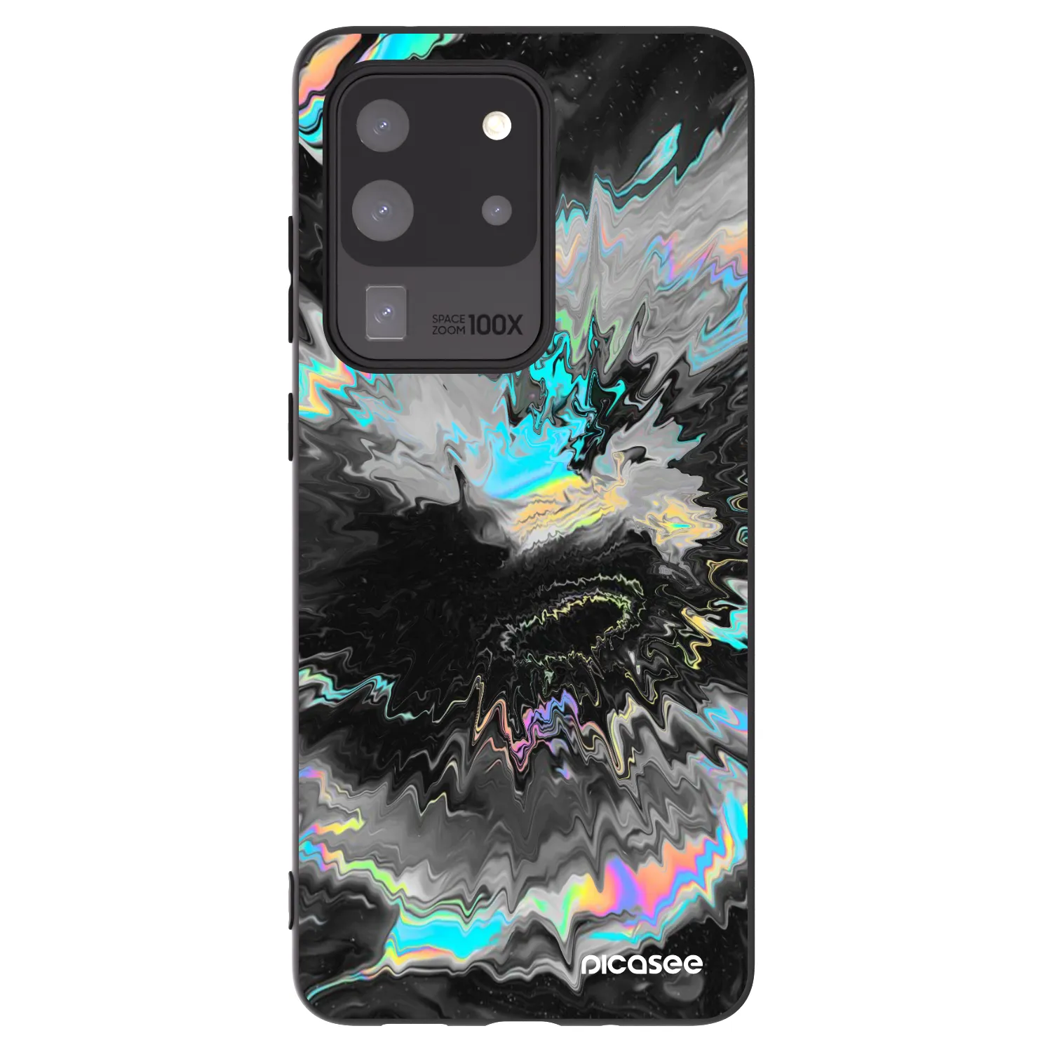 Picasee Samsung Galaxy S20 Ultra 5G G988F Hülle - Schwarzes Silikon - Magnetic