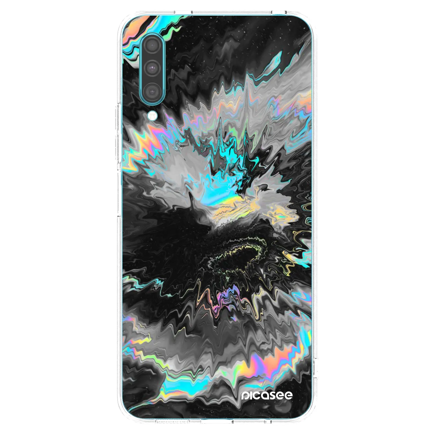 Picasee Samsung Galaxy A30s A307F Hülle - Transparentes Silikon - Magnetic