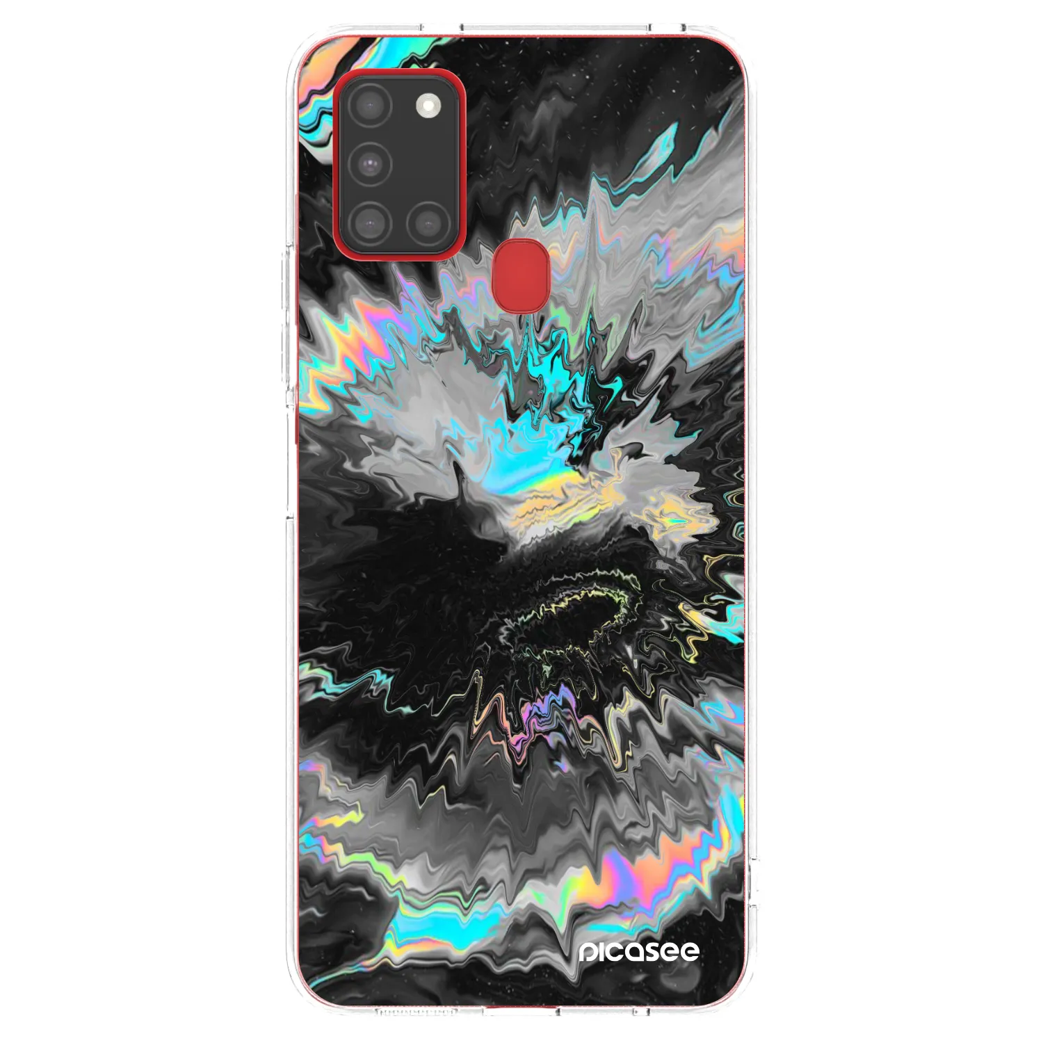 Picasee Samsung Galaxy A21s Hülle - Transparentes Silikon - Magnetic