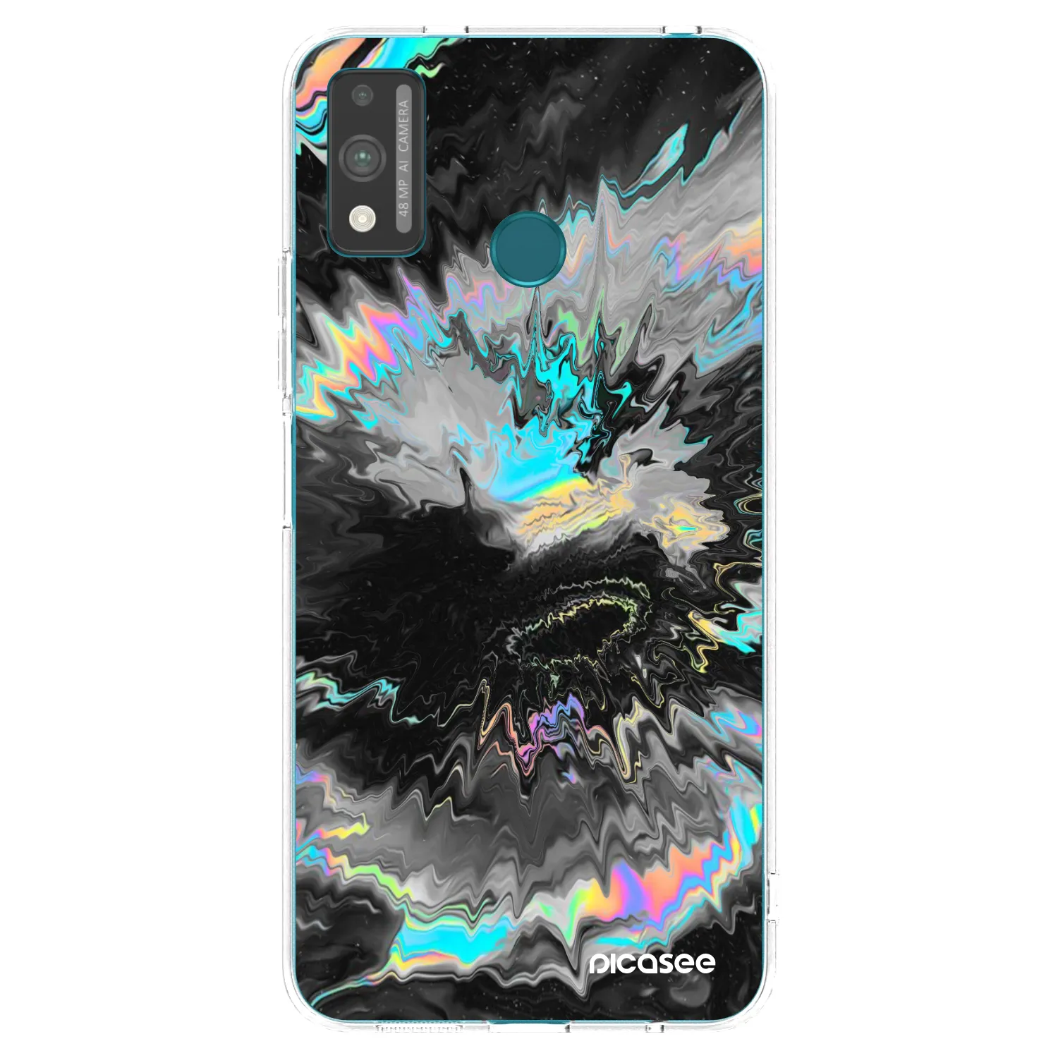 Picasee Honor 9X Lite Hülle - Transparentes Silikon - Magnetic