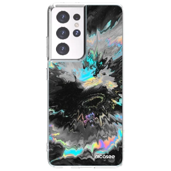 Picasee Samsung Galaxy S21 Ultra 5G G998B Hülle - Transparentes Silikon - Magnetic