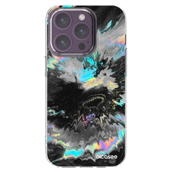 Picasee Apple iPhone 14 Pro Hülle - Transparentes Silikon - Magnetic