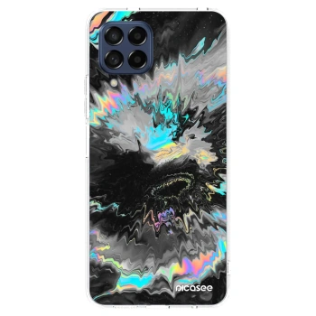 Picasee Samsung Galaxy M53 5G Hülle - Transparentes Silikon - Magnetic