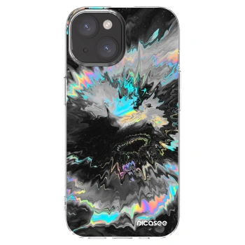 Picasee Apple iPhone 15 Hülle - Transparentes Silikon - Magnetic