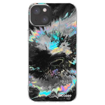Picasee Apple iPhone 15 Plus Hülle - Transparentes Silikon - Magnetic
