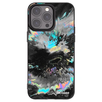 Picasee Apple iPhone 15 Pro Max Hülle - Schwarzes Silikon - Magnetic
