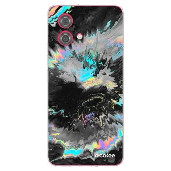 Picasee Motorola Moto G84 5G Hülle - Transparentes Silikon - Magnetic