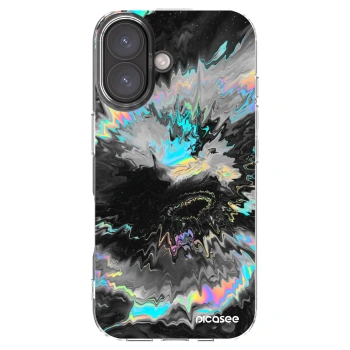 Picasee Apple iPhone 16 Hülle - Transparentes Silikon - Magnetic