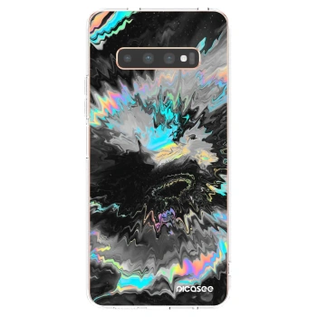 Picasee Samsung Galaxy S10 Plus G975 Hülle - Transparentes Silikon - Magnetic