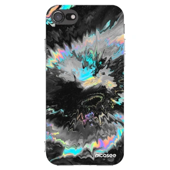 Picasee Apple iPhone 8 Hülle - Transparentes Silikon - Magnetic