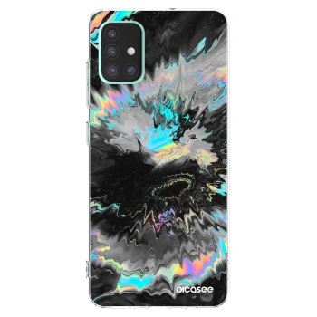 Picasee Samsung Galaxy A51 A515F Hülle - Transparentes Silikon - Magnetic
