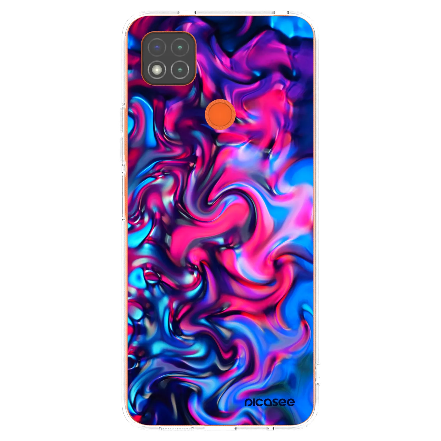 Picasee Xiaomi Redmi 9C Hülle - Transparentes Silikon - Redlight